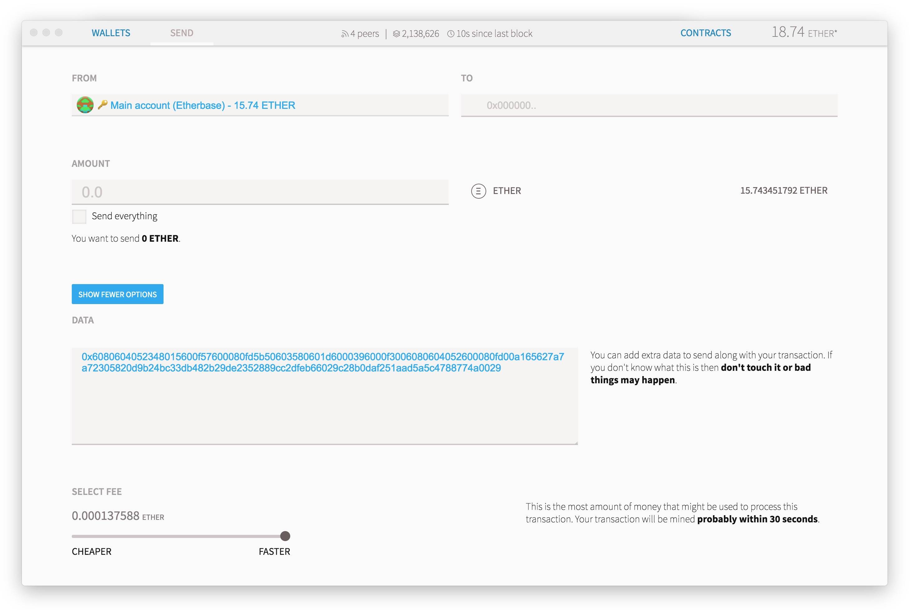 浅入浅出智能合约- 部署（二） - 面向信仰编程